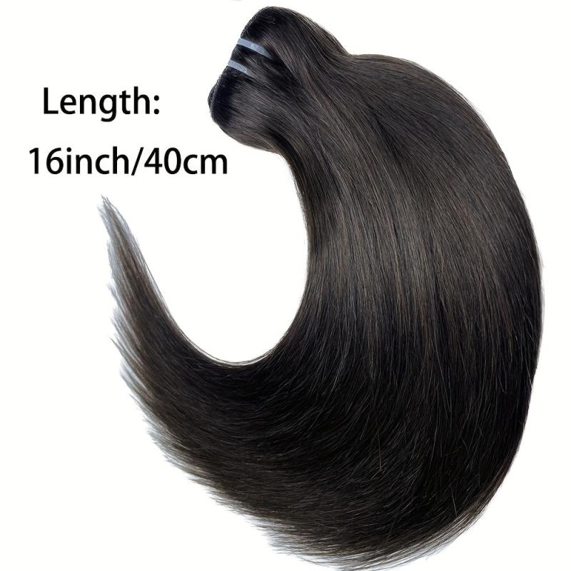 Double Weft Human Hair Clip In Extensions 120g 8pcs 24 inches