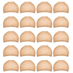 20pcs HD Wig Cap Elastic Breathable Invisible Wig Caps