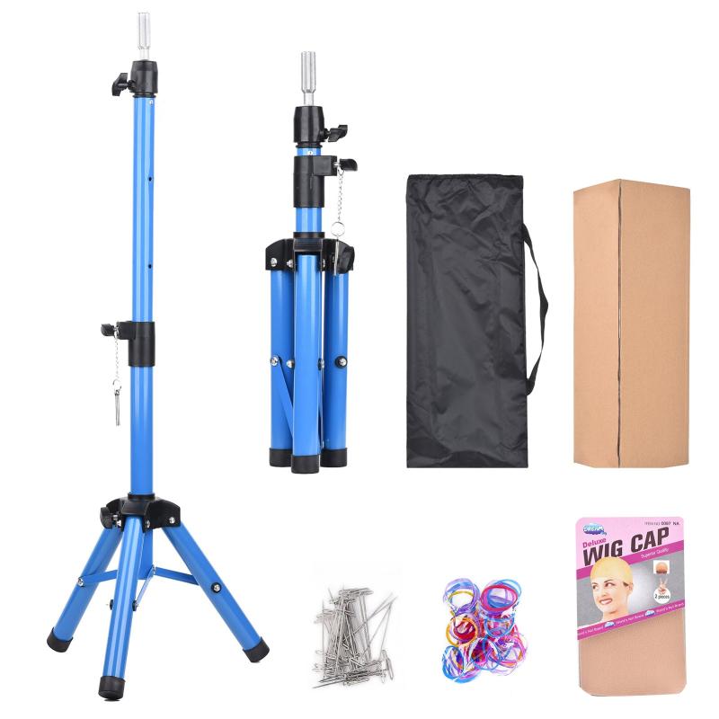 Adjustable Wig Stand Tripod for Hairdressing Training