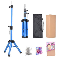 Adjustable Wig Stand Tripod for Hairdressing Training