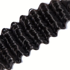 Deep Wave Hair Bundles Natural Virgin Human Hair Extensions