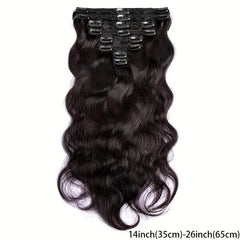 Body Wave Clip In Hair Extensions 120g 240g Full Head Brazilian Clip On Hair