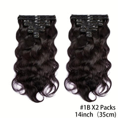 Body Wave Clip In Hair Extensions 120g 240g Full Head Brazilian Clip On Hair