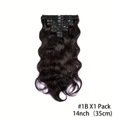 Body Wave Clip In Hair Extensions 120g 240g Full Head Brazilian Clip On Hair