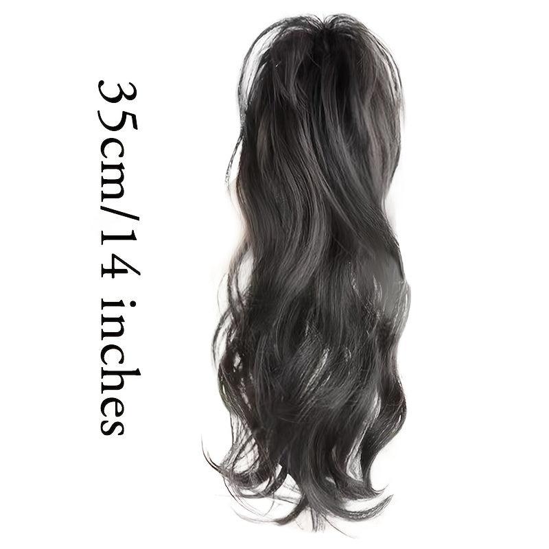 Water Wave Ponytail Extensions - Synthetic Fiber Claw In Ponytail for Women