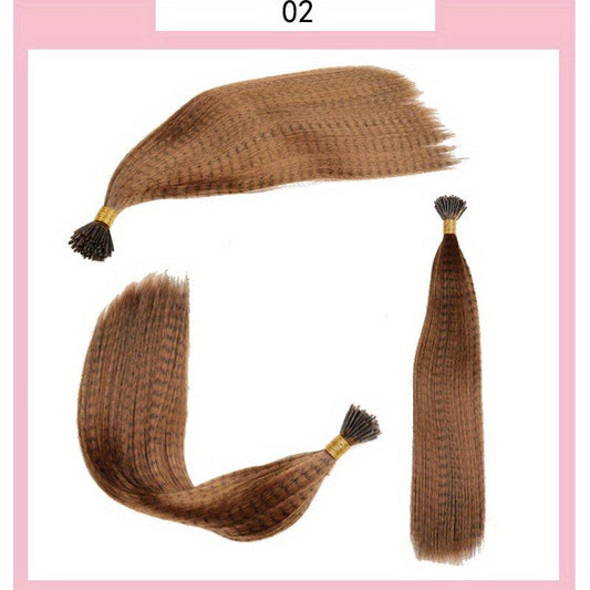 10pcs Colored Synthetic Feathers Hair Extension Set for Women Girls