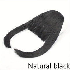 Synthetic Clip In Hair Extensions With Sideburns for Daily Use