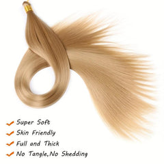 Silky Straight Braiding Hair Extensions 55-88 Cm Bulk Hair Extensions