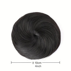 Straight Hair Bun Updo Chignon High Temperature Fiber Hair Bun