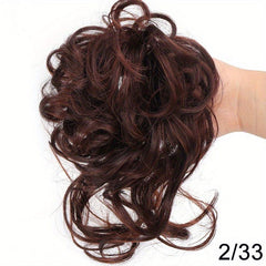 Curly Donut Chignon Elastic Band Hair Bun Extensions