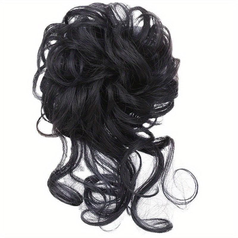 Curly Donut Chignon Elastic Band Hair Bun Extensions