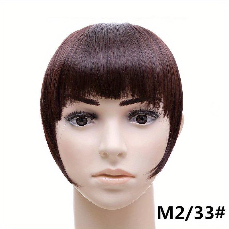 Synthetic Clip In Hair Extensions Natural Looking for Daily Use