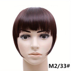 Synthetic Clip In Hair Extensions Natural Looking for Daily Use