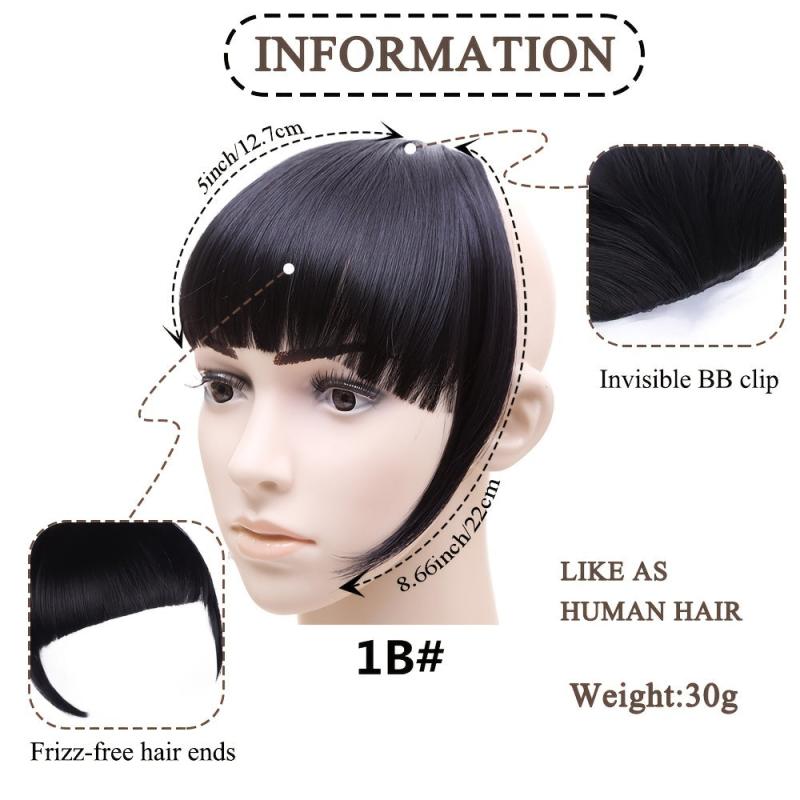 Synthetic Clip In Hair Extensions Natural Looking for Daily Use
