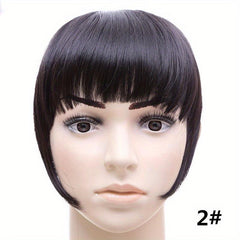 Synthetic Clip In Hair Extensions Natural Looking for Daily Use
