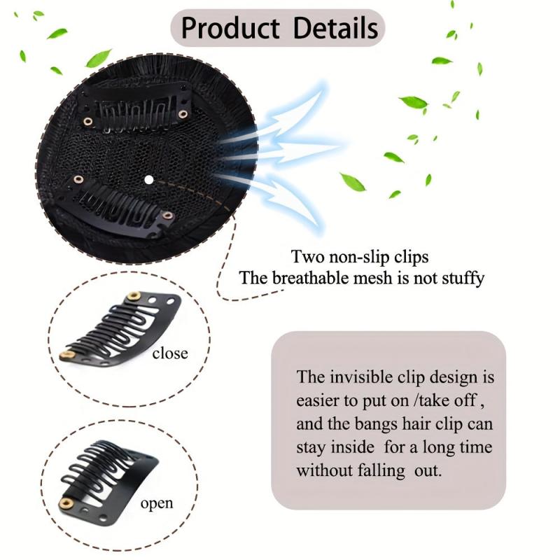 Synthetic Clip In Hair Extensions Natural Looking for Daily Use