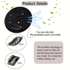 Synthetic Clip In Hair Extensions Natural Looking for Daily Use