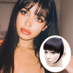 Synthetic Clip In Hair Extensions Natural Looking for Daily Use