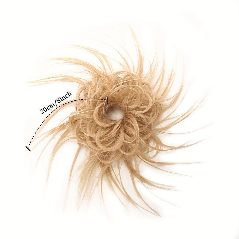 Messy Hair Bun Hair Piece Synthetic Tousled Updo Hair Extensions