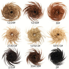 Messy Hair Bun Hair Piece Synthetic Tousled Updo Hair Extensions