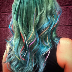 Colorful Feather Hair Extensions for Daily Wear