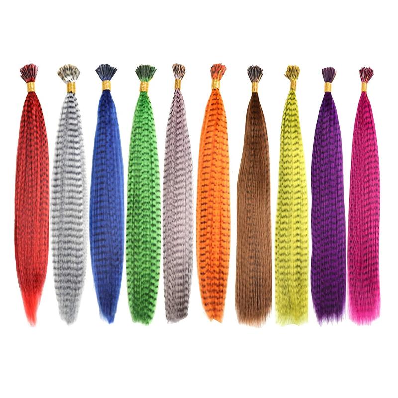 Colorful Feather Hair Extensions for Daily Wear