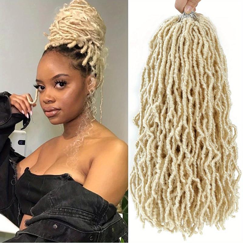 Butterfly Locks Crochet Hair 45-72 cm Soft Locs Curly Wavy Braids