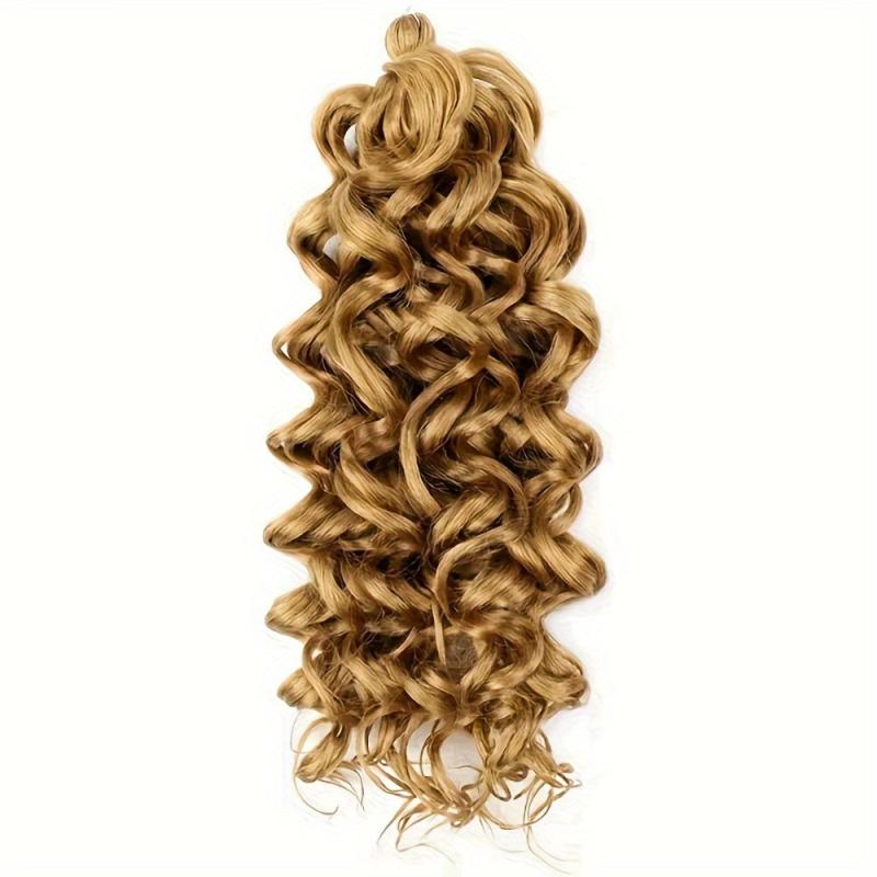 50 8cm Long Curls Crochet Hair Extensions - Natural Look for Everyday Use