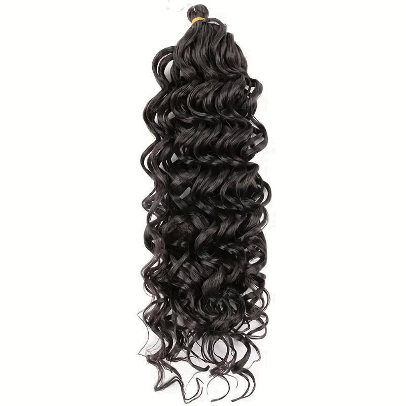 50 8cm Long Curls Crochet Hair Extensions - Natural Look for Everyday Use