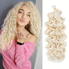 50 8cm Long Curls Crochet Hair Extensions - Natural Look for Everyday Use