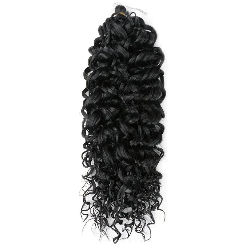 50 8cm Long Curls Crochet Hair Extensions - Natural Look for Everyday Use