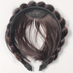 Light Brown Hair Extensions with Braid Headband