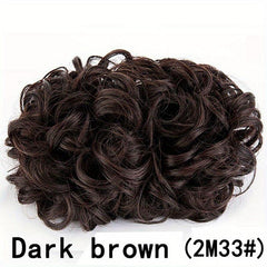 Stylish Messy Wavy Clip In Hair Bun for Women Synthetic Chignon Updo