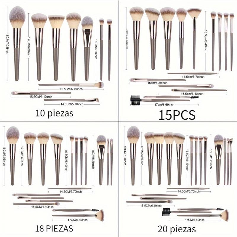 Professional Makeup Brushes Set Foundation Eyelash Eyebrow Eyeshadow Cosmetic