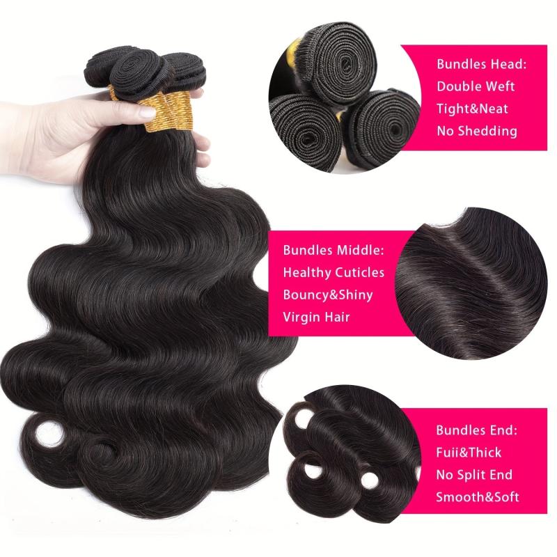 5A Human Hair Bundles Brazilian Virgin Hair Straight Weave