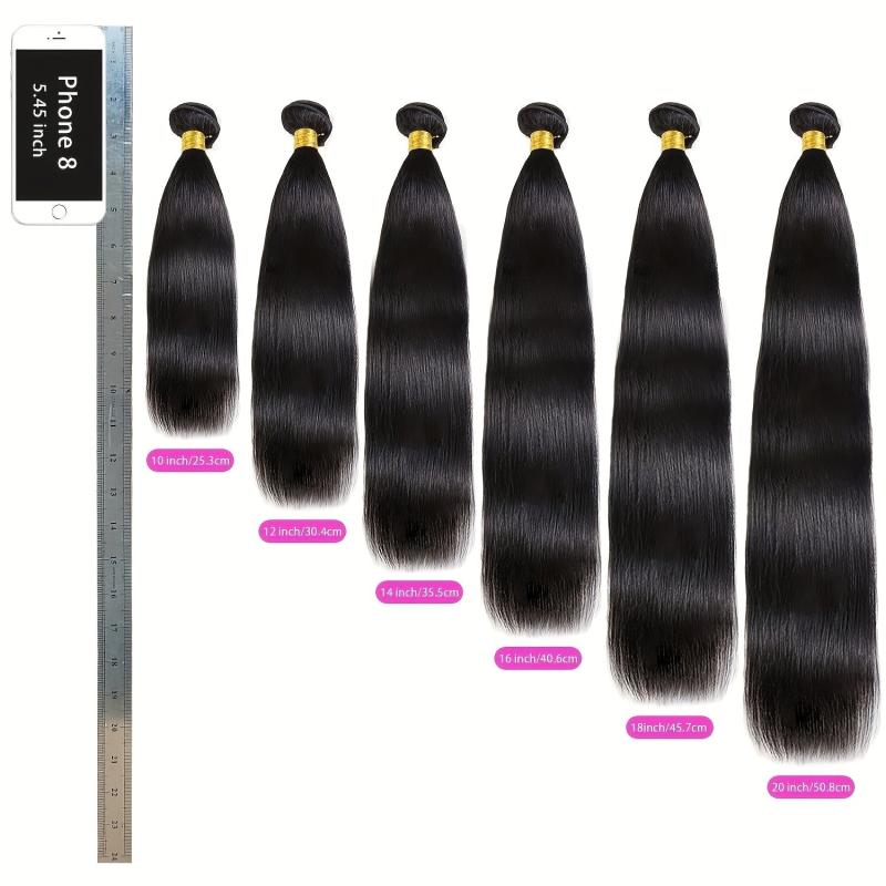 5A Human Hair Bundles Brazilian Virgin Hair Straight Weave