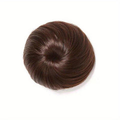 Chignon Donut Hair Bun Updo with Drawstring Clip In Extensions