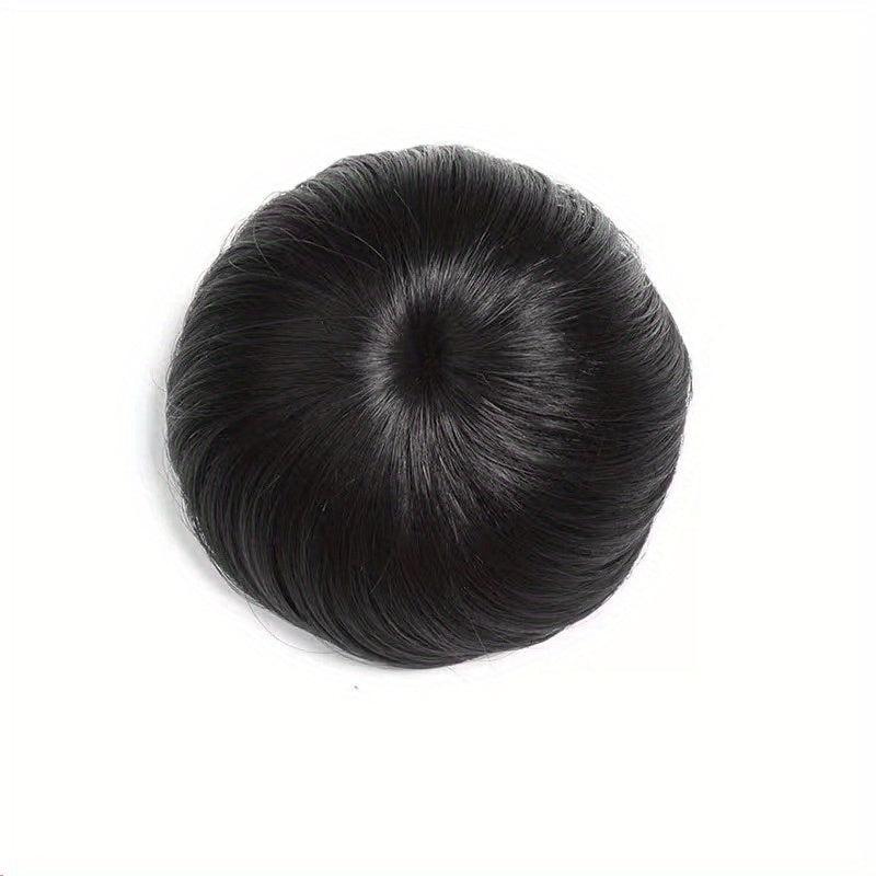 Chignon Donut Hair Bun Updo with Drawstring Clip In Extensions