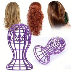 Foldable Wig & Hat Display Stand with Lantern Holder