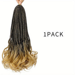 Long Braids Curly Ends Crochet Hair Extensions 35 1pack 8pack