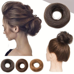 Vsrhair100 Human Hair Messy Bun Extension Ponytail