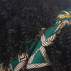 Afro Kinky Curly Headband Wig 20-32 cm Synthetic Hair for Daily Use