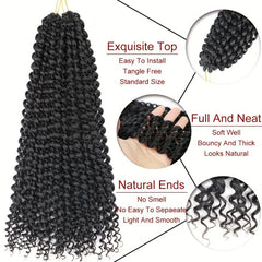 Natural Looking Water Wave Passion Twist Crochet Braids Hair Extensions
