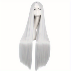 Colorful Long Straight Synthetic Wig Anime Cosplay Wig For Halloween Cosplay