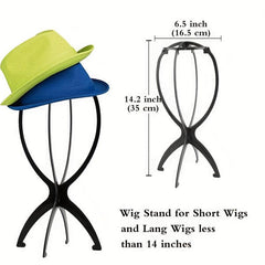 Portable Wig Stand Holder Collapsible Tripod Display Tool For All Wigs