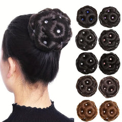 Synthetic Clip In Hair Extensions for Daily Use