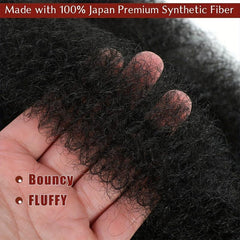 Spring Twist Crochet Hair 60 96 Cm Kinky Twist Braiding Hair Extensions