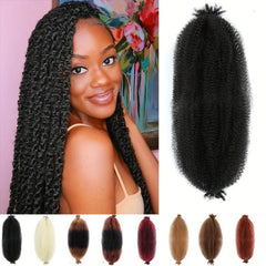 Spring Twist Crochet Hair 60 96 Cm Kinky Twist Braiding Hair Extensions