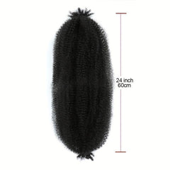 Spring Twist Crochet Hair 60 96 Cm Kinky Twist Braiding Hair Extensions