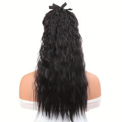 Long Curly Ponytail Hair Tie Synthetic Clip In Hair Extensions